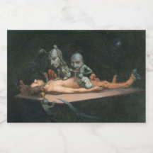 Perto da morte, vendo espíritos Mau demônicos