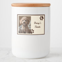 Petiscos para Cães Patas de Foto Bege Marrom Rústi