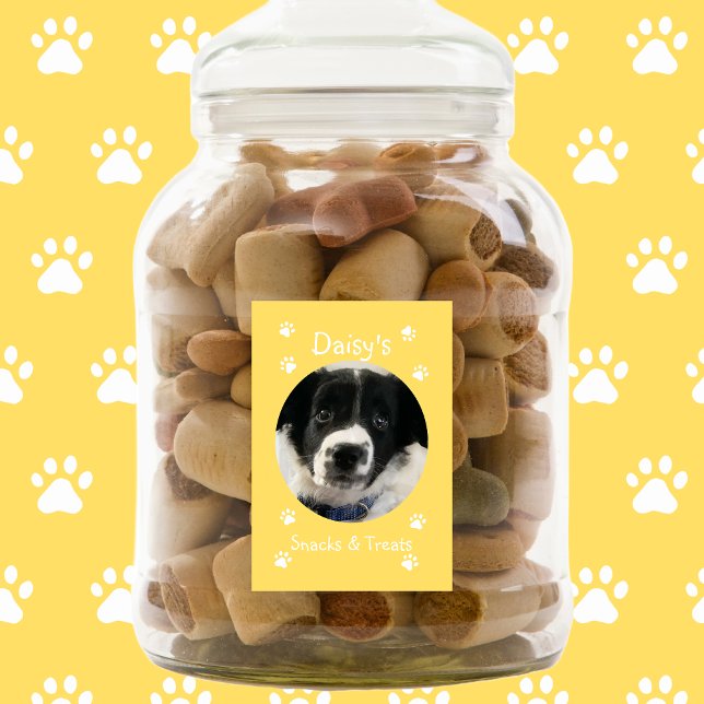 Rótulo Para Comida Photo Pet Treat (Criador carregado)