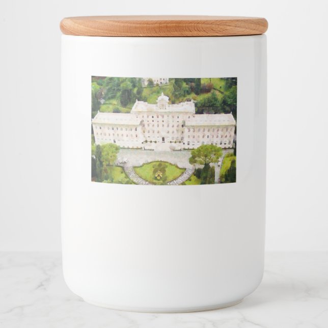Rótulo Para Comida pintura de vaticano (Frente)
