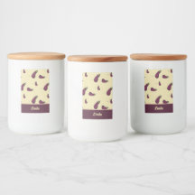 Plantas roxas de berço amarelas