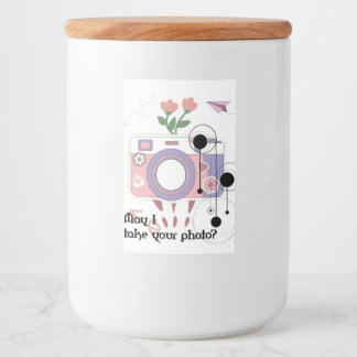 Rótulo Para Comida Posso tirar sua foto?