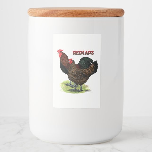 Rótulo Para Comida Redcaps Ingleses (Frente)