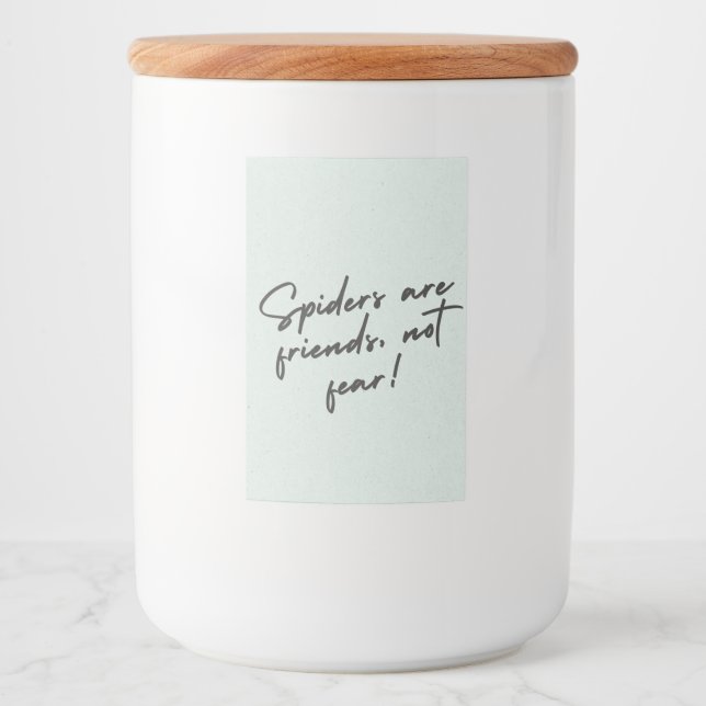 Rótulo Para Comida Relógio com Design Inspirado na Natureza – Espírit (Frente)