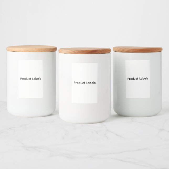 Rótulo Para Comida Remova Este Texto & Adicione Seu Próprio Design de (Garrafas)