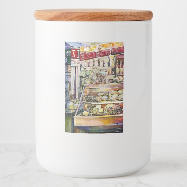 Rótulo Para Comida Respire frio em um Deli quente (Frente)