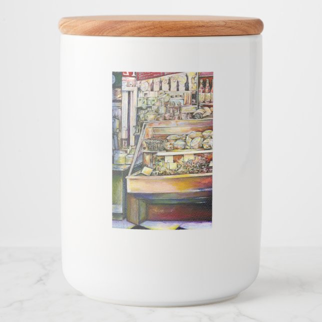 Rótulo Para Comida Respire frio em um Deli quente (Frente)