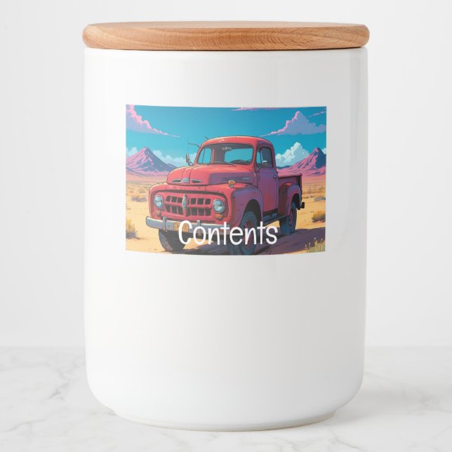 Rótulo Para Comida Rico (Frente)