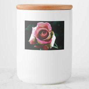 Rótulo Para Comida rosa