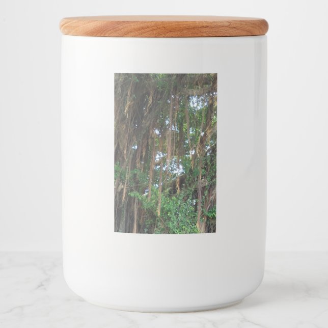 Rótulo Para Comida Rótulo do contêiner da Comida do mandril (Frente)