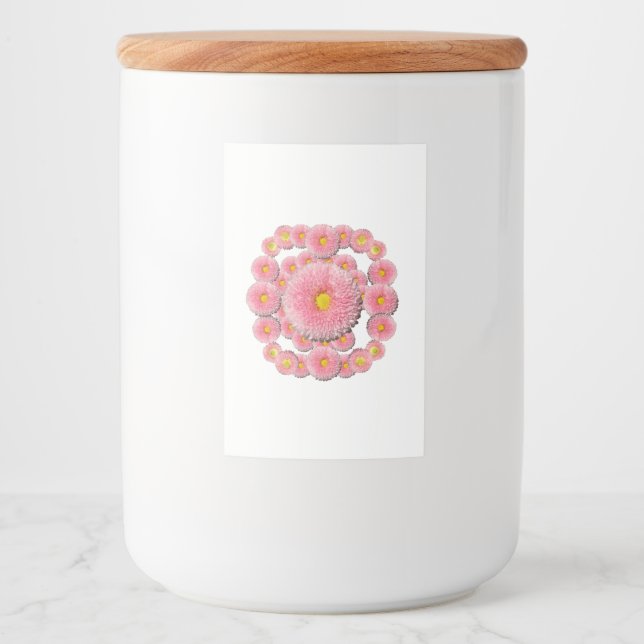 Rótulo Para Comida Rótulo do Contêiner de Comida do Daisie (Frente)