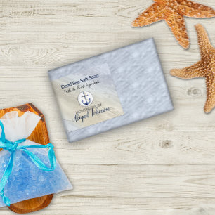 Rótulo Para Comida Sabão Handmade caseiro da argila de sal do Mar