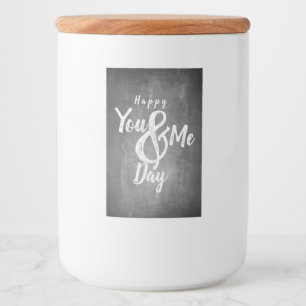 Rótulo Para Comida Saudações de aniversário no chalkboard look