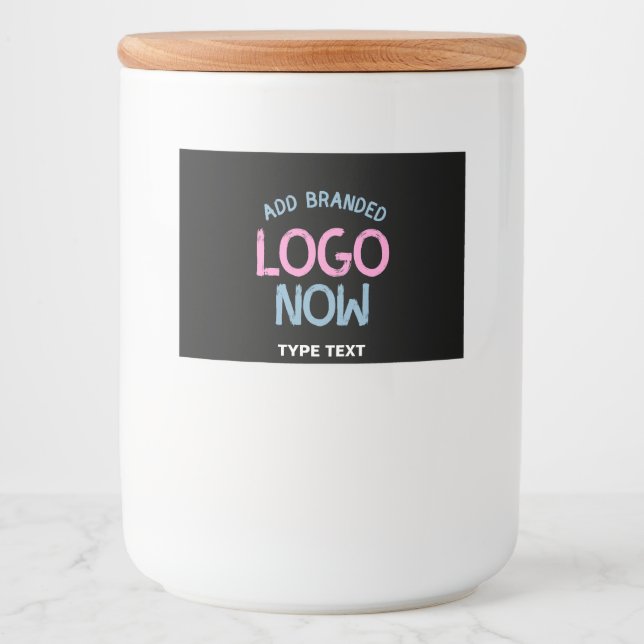 RÓTULO PARA COMIDA SIMPLES CLIENTE PRETO FASHION MODERNO LIMPO (Frente)