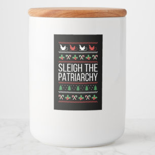 Rótulo Para Comida Sleigh O Patriarcado II
