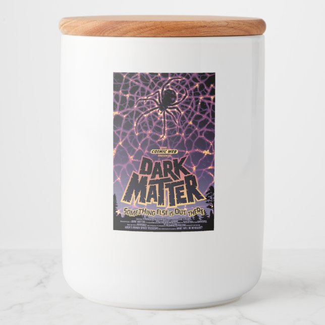 Rótulo Para Comida Spider Cosmic Web, Galáxia Halloween dos Horrores (Frente)