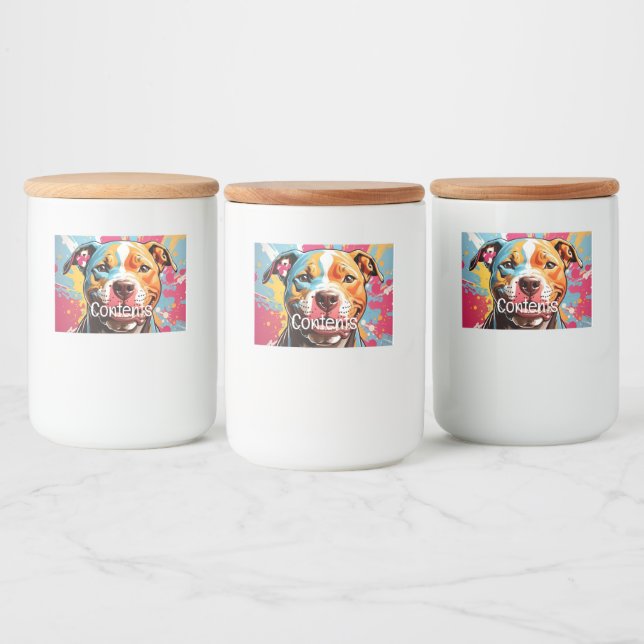 Rótulo Para Comida Staffordshire Birthday (Garrafas)