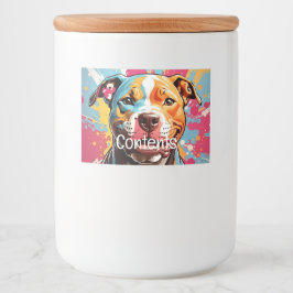 Rótulo Para Comida Staffordshire Birthday