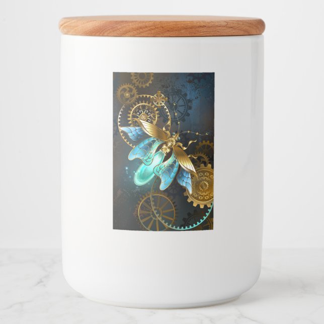 Rótulo Para Comida Steampunk Firefly (Frente)