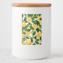 "Sunny Lemon Storage Jar"