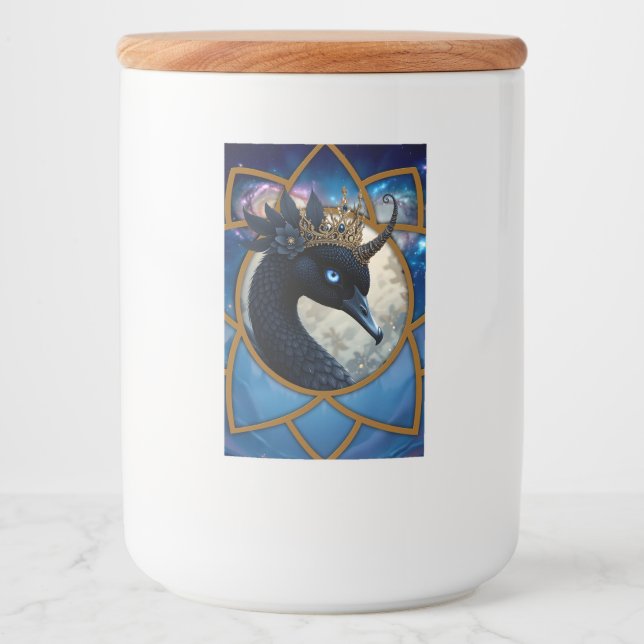 Rótulo Para Comida The Swan Who Guards the Moon.   (Frente)