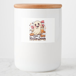 Rótulo Para Comida Um Sabor de Halloween 