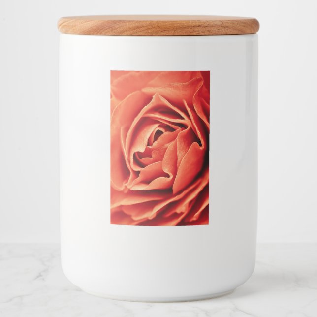 Rótulo Para Comida vida cor-de-rosa (Frente)
