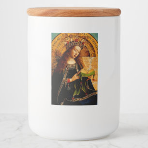 Rótulo Para Comida Virgem Maria por Jan van Eyck