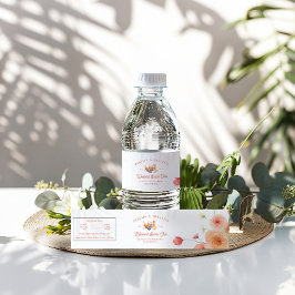 Rótulo Para Garrafa D'água Bikinis e Bellinis para Despedida de Solteira