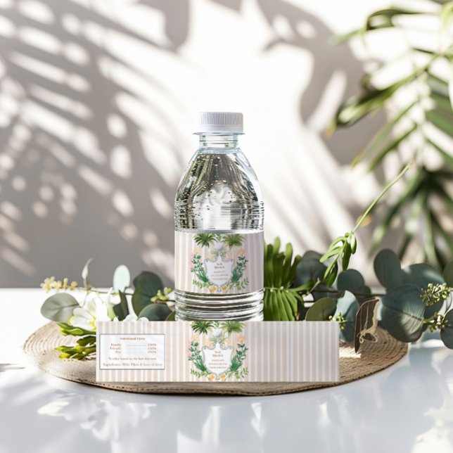 Rótulo Para Garrafa D'água Festa Antes do Taco | Noivas de Golfe (Criador carregado)