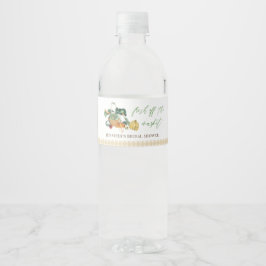 Rótulo Para Garrafa D'água Fresco Do Chá de panela De Mercado Dos Agricultore