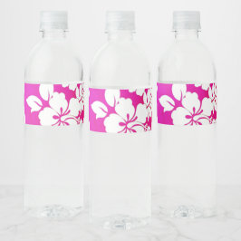Rótulo Para Garrafa D'água Impressão havaiano