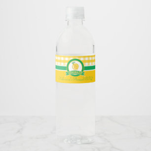 Rótulo Para Garrafa D'água Limonada antiquado