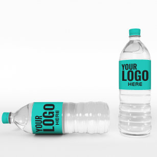 Rótulo Para Garrafa D'água Logo   Empresa empresarial Mínima Água