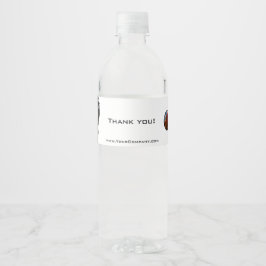 Rótulo Para Garrafa D'água Obrigado Fotógrafo Garrafa-Negra-Branca De Água La