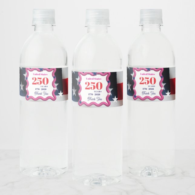 Rótulo Para Garrafa D'água We The Silly Geese 250th Funny Celebration (Garrafas)