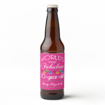 70 Aniversário Mais Fabuloso Gems Coloridas Rosa