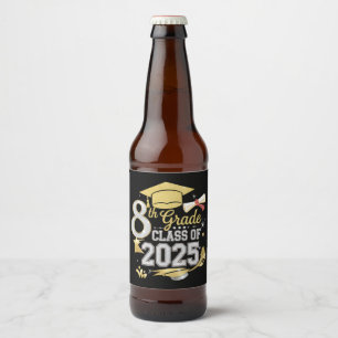 Rótulo Para Garrafa De Cerveja 8ª Classe De Graduação Do Formando 2025