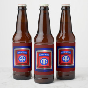 Rótulo Para Garrafa De Cerveja 82.a Divisão Aérea