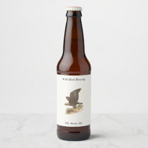 Rótulo Para Garrafa De Cerveja A Águia Ouro (Aquila chrysaetos) NY Imagem do Páss
