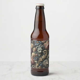 Rótulo Para Garrafa De Cerveja A Besta Interior – Gótico Vitoriano