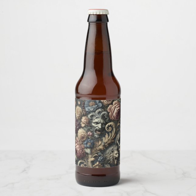 Rótulo Para Garrafa De Cerveja A Besta Interior – Gótico Vitoriano (Frente)