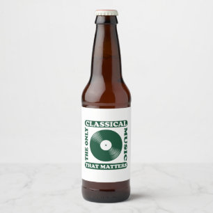 Rótulo Para Garrafa De Cerveja A Única Música Clássica
