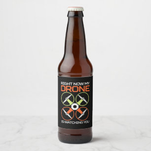 Rótulo Para Garrafa De Cerveja Agora Meu Drone
