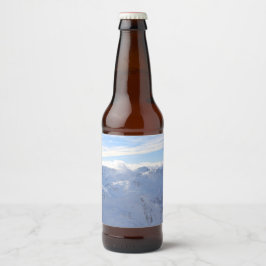 Rótulo Para Garrafa De Cerveja Alphine Mountain