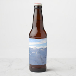 Rótulo Para Garrafa De Cerveja Alphine Mountain