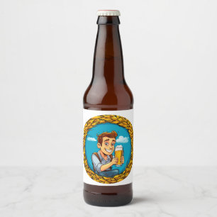Rótulo Para Garrafa De Cerveja Amante de Cerveja
