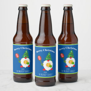 Rótulo Para Garrafa De Cerveja Anã de Natal 🎾, bonitinha, com tênis