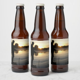 Rótulo Para Garrafa De Cerveja Angler manhã