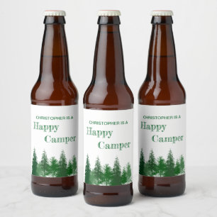 Rótulo Para Garrafa De Cerveja Aniversário das Árvores da Madeira